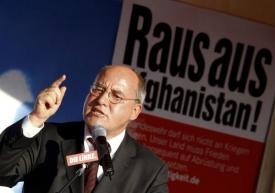 Pro Stranu Levice je odchod z Afgh&aacute;nist&aacute;nu jedn&iacute;m z hlavn&iacute;ch bodů.